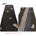 Kain Garam Hitam Formal 100% Polyester Nida Bercetak